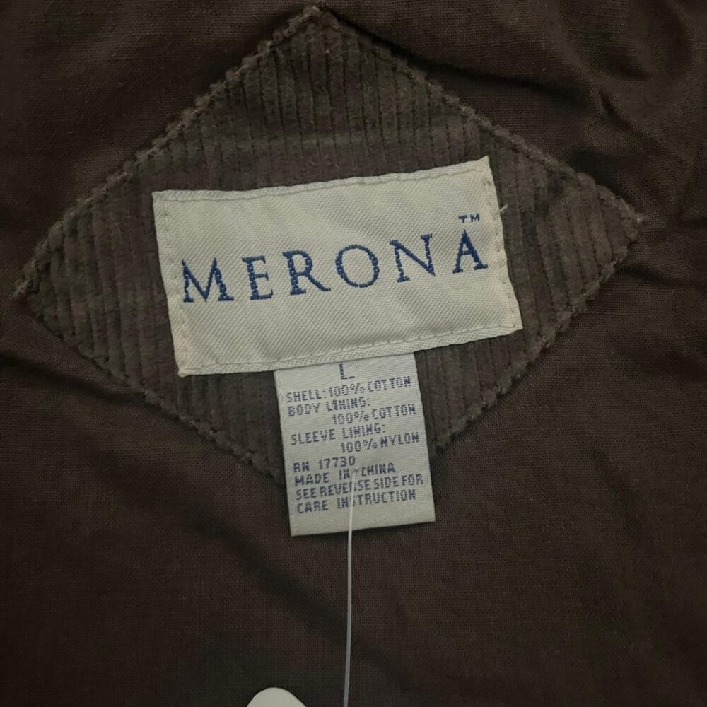 Merona 90s/2000s vintage brown corduroy utility jacket - large - Picture 7 of 7